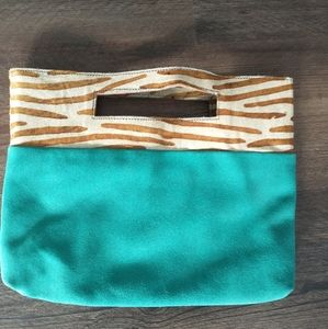 Anthropologie Verona Textured Clutch